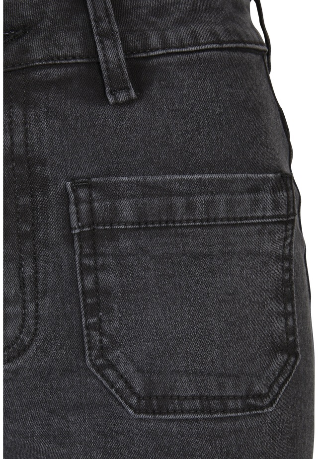 URBAN CLASSICS Straight-Jeans »Urban Classics Damen Ladies Vintage Flared Denim Pants« 1 Stk.