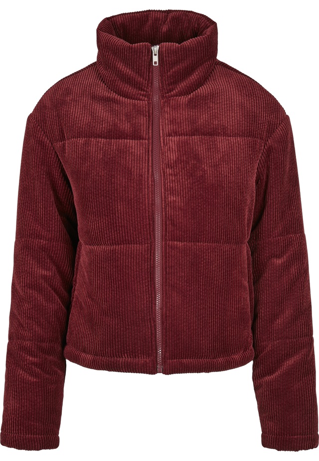 URBAN CLASSICS Winterjacke »Urban Classics Damen Ladies Corduroy Puffer Jacket« 1 Stk. tlg. ohne Kapuze