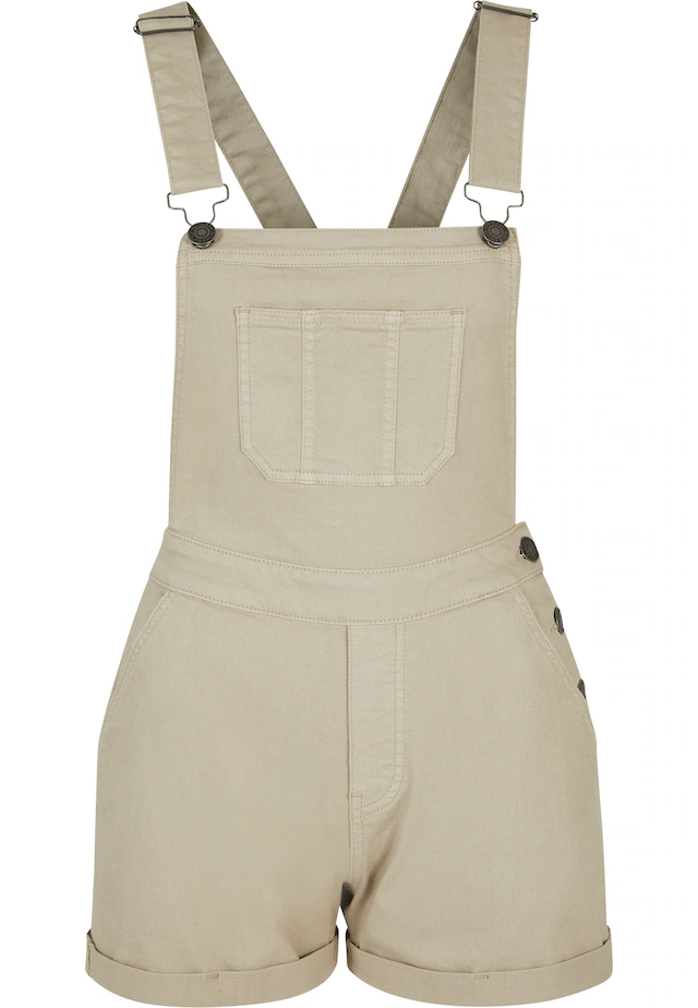 URBAN CLASSICS Jumpsuit »Urban Classics Damen Ladies Organic Short Dungaree« 1 Stk.