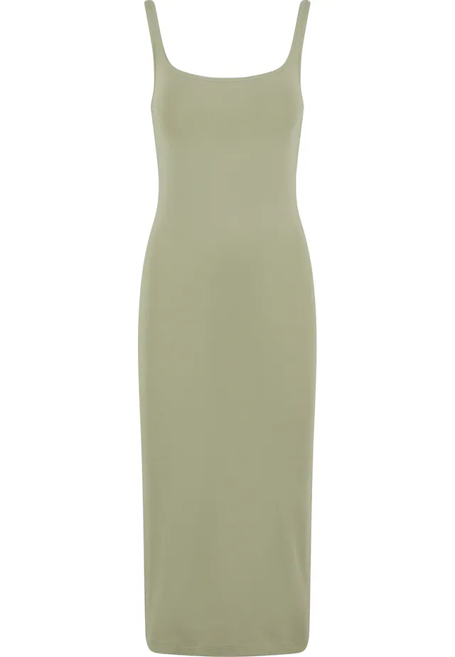 URBAN CLASSICS Shirtkleid »Urban Classics Ladies Basic Long Cotton Jersey Dress« 1 Stk. tlg.