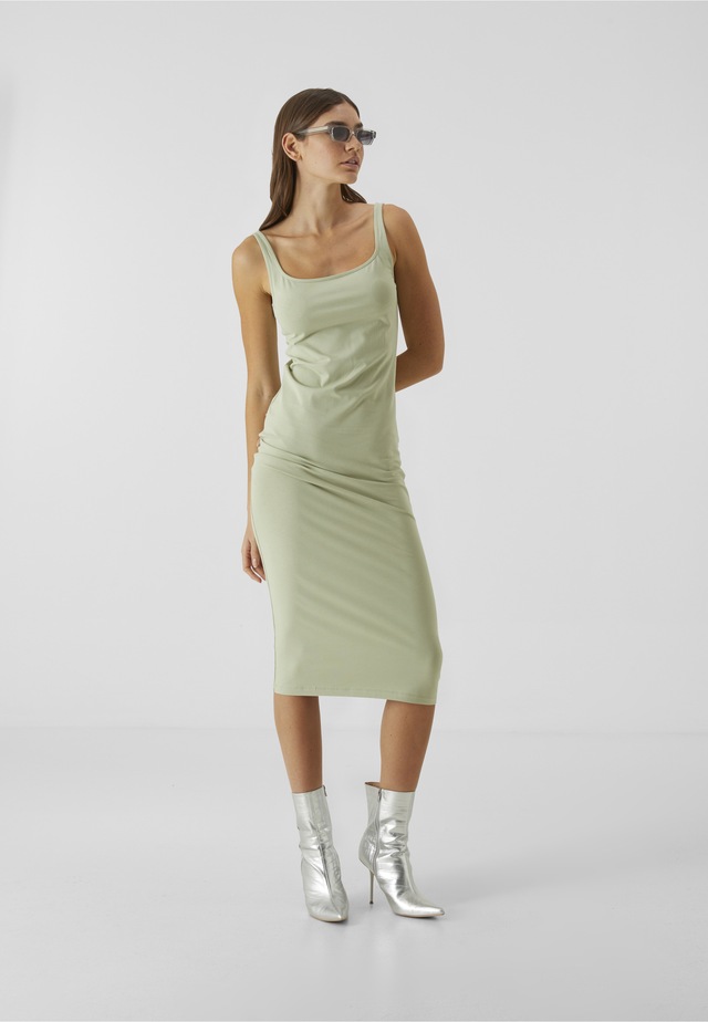 URBAN CLASSICS Shirtkleid »Urban Classics Ladies Basic Long Cotton Jersey Dress« 1 Stk. tlg.