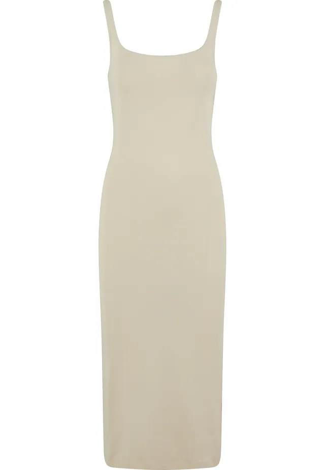 URBAN CLASSICS Shirtkleid »Urban Classics Ladies Basic Long Cotton Jersey Dress« 1 Stk. tlg.