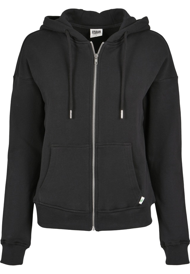 URBAN CLASSICS Sweatjacke »Urban Classics Damen Ladies Organic Terry Zip Hoody« 1 Stk.
