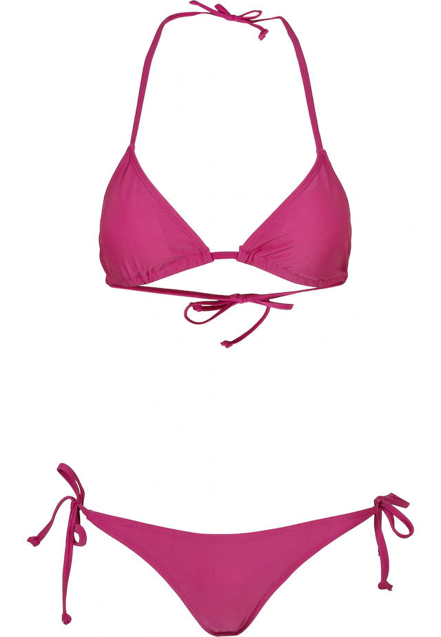 URBAN CLASSICS Bügel-Bikini »Urban Classics Damen Ladies Recycled Triangle Bikini«