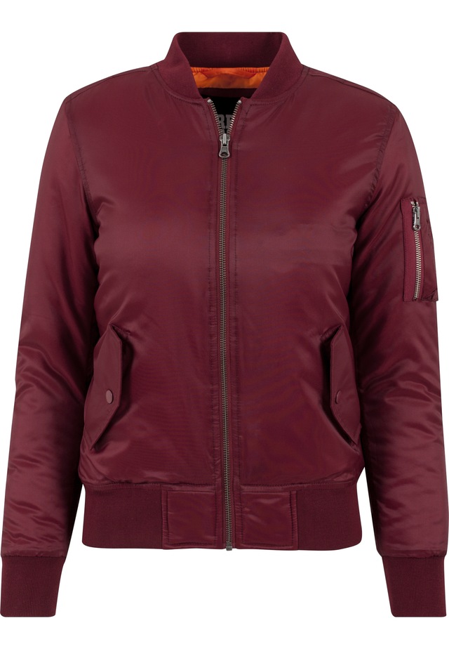 URBAN CLASSICS Allwetterjacke »Urban Classics Damen Ladies Basic Bomber Jacket« 1 Stk. tlg. ohne Kapuze