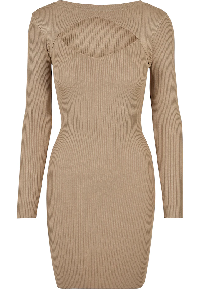 URBAN CLASSICS Shirtkleid »Urban Classics Damen Ladies Cut Out Dress« 1 tlg.