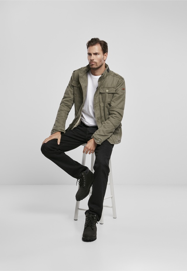 Brandit Allwetterjacke »Brandit Herren Britannia Winter Jacket« 1 Stk. tlg. ohne Kapuze