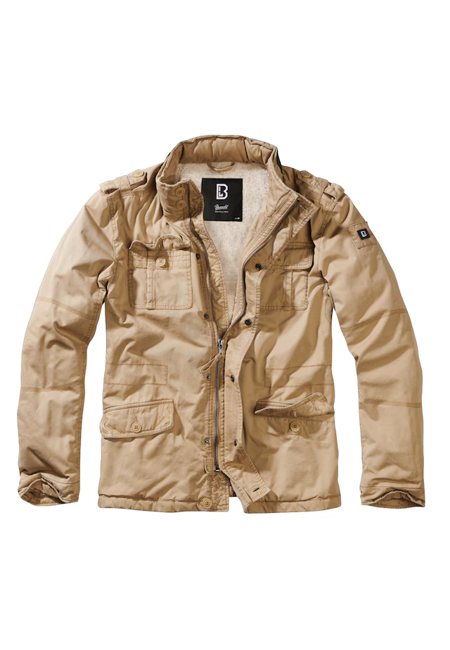 Brandit Allwetterjacke »Brandit Herren Britannia Winter Jacket« 1 Stk. tlg. ohne Kapuze