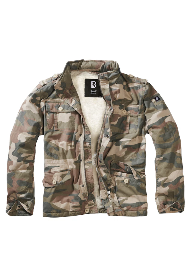 Brandit Allwetterjacke »Brandit Herren Britannia Winter Jacket« 1 Stk. tlg. ohne Kapuze
