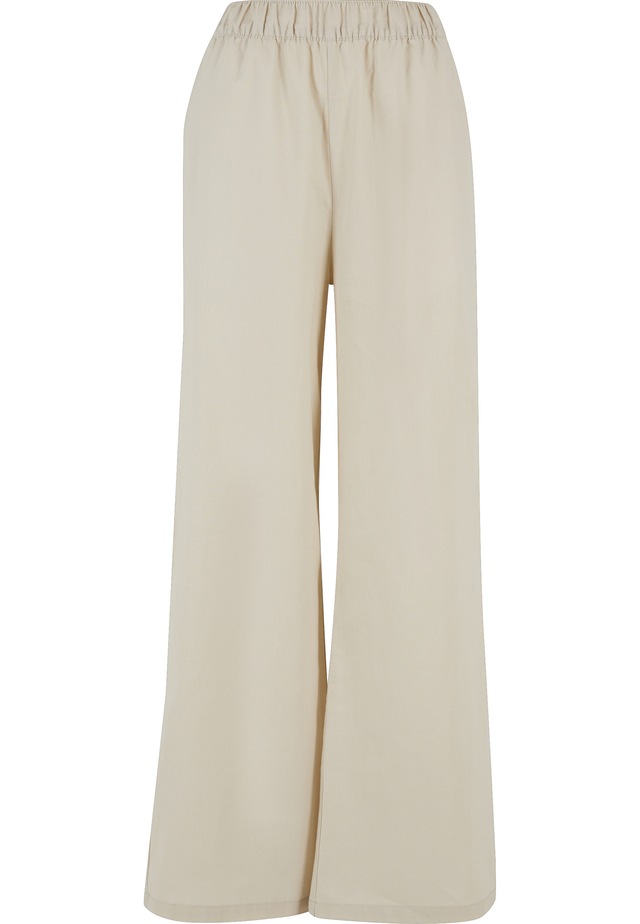 URBAN CLASSICS Stoffhose »Urban Classics Damen Ladies Linen Mixed Wide Pants«
