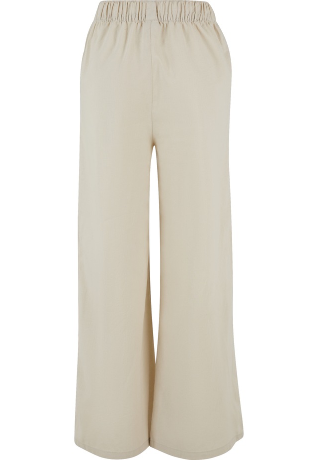 URBAN CLASSICS Stoffhose »Urban Classics Damen Ladies Linen Mixed Wide Pants«