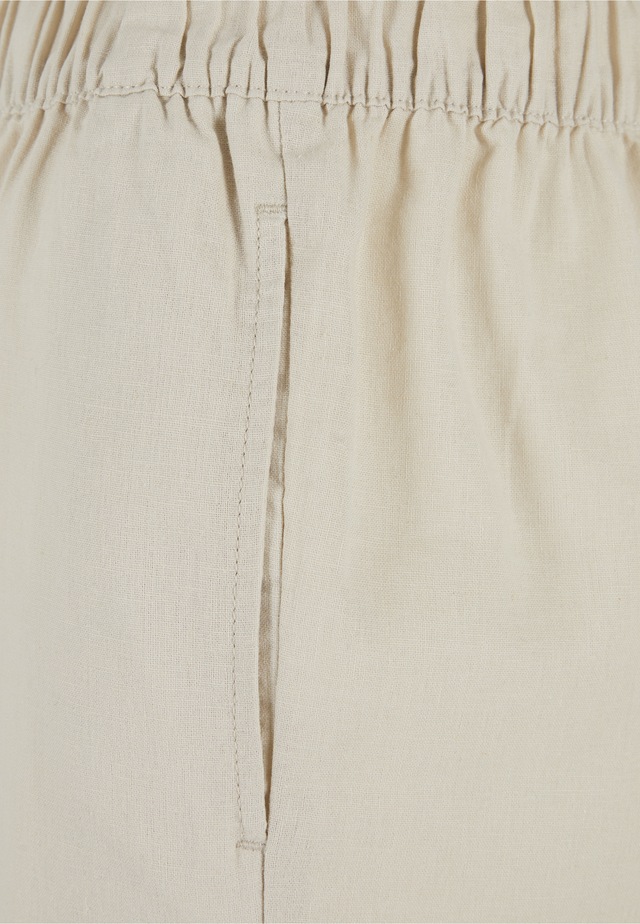 URBAN CLASSICS Stoffhose »Urban Classics Damen Ladies Linen Mixed Wide Pants«