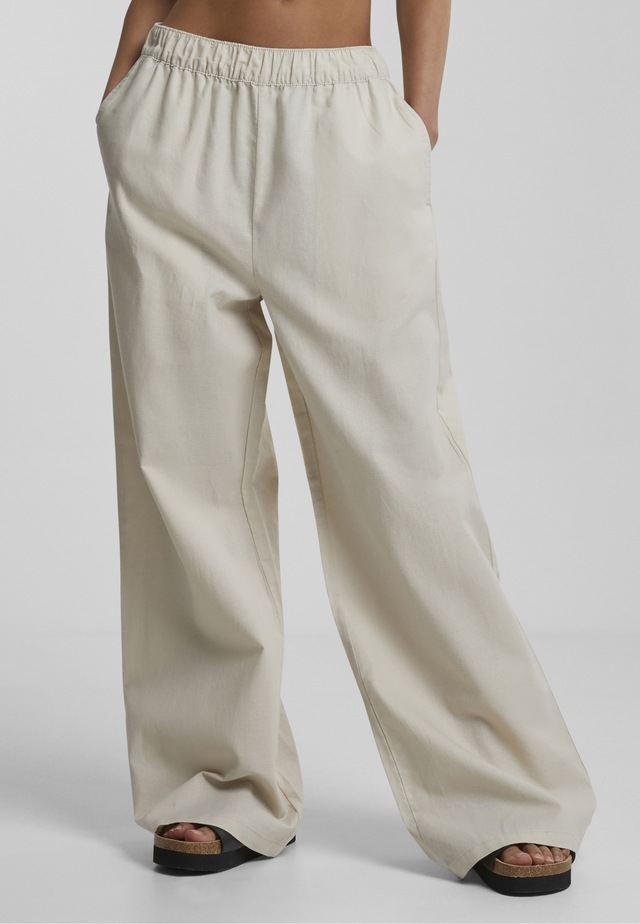 URBAN CLASSICS Stoffhose »Urban Classics Damen Ladies Linen Mixed Wide Pants«