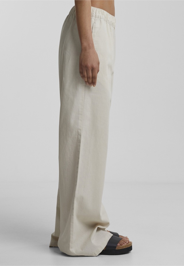 URBAN CLASSICS Stoffhose »Urban Classics Damen Ladies Linen Mixed Wide Pants«