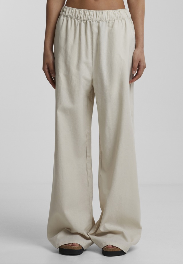 URBAN CLASSICS Stoffhose »Urban Classics Damen Ladies Linen Mixed Wide Pants«
