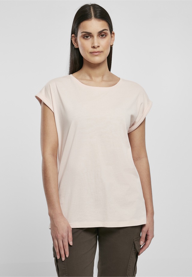 URBAN CLASSICS Kurzarmshirt »Urban Classics Damen Ladies Organic Extended Shoulder Tee« 1