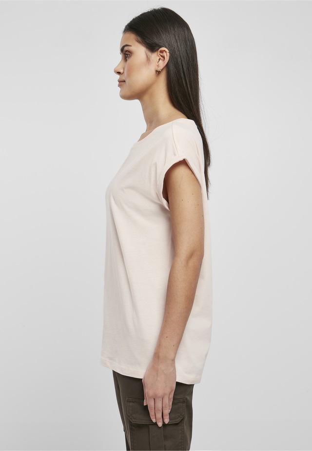 URBAN CLASSICS Kurzarmshirt »Urban Classics Damen Ladies Organic Extended Shoulder Tee« 1