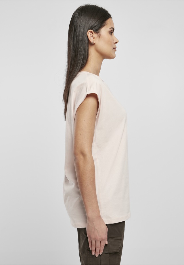 URBAN CLASSICS Kurzarmshirt »Urban Classics Damen Ladies Organic Extended Shoulder Tee« 1