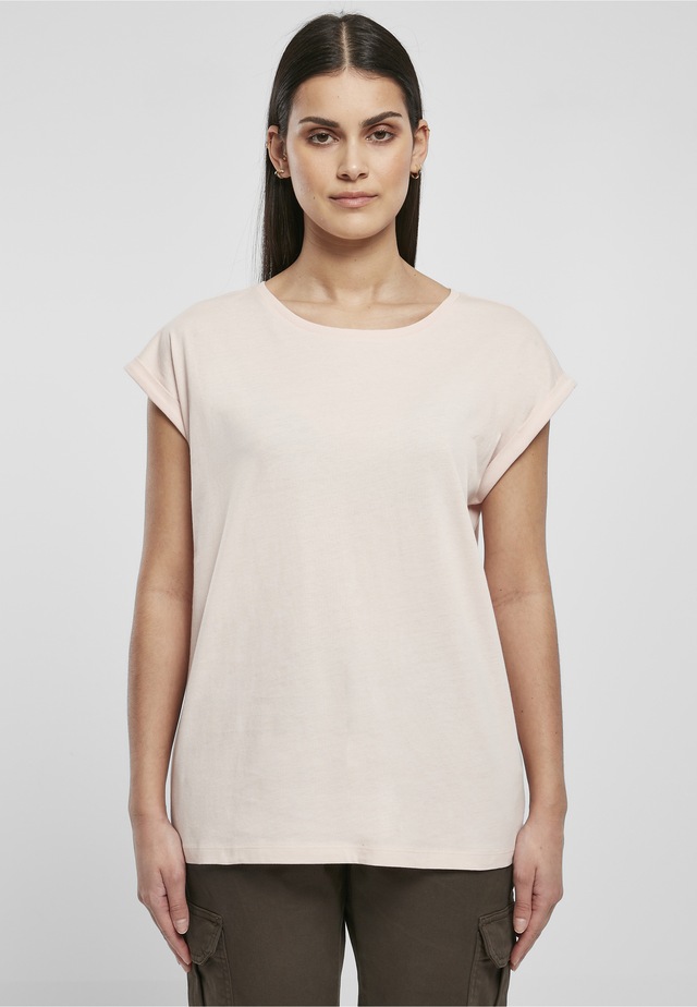 URBAN CLASSICS Kurzarmshirt »Urban Classics Damen Ladies Organic Extended Shoulder Tee« 1