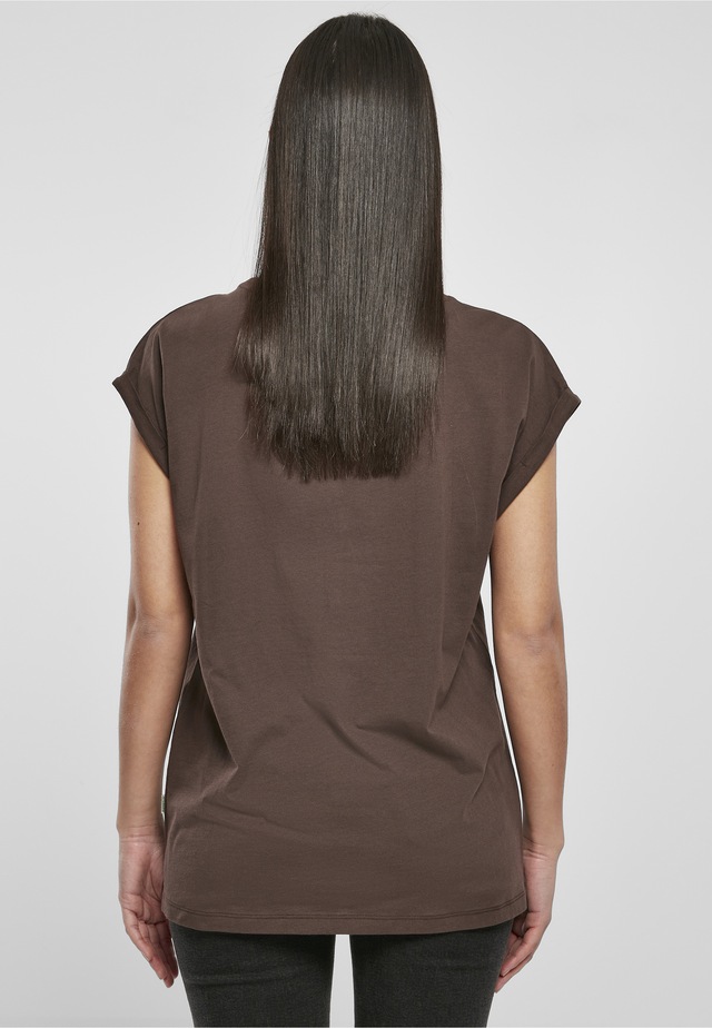URBAN CLASSICS Kurzarmshirt »Urban Classics Damen Ladies Organic Extended Shoulder Tee« 1