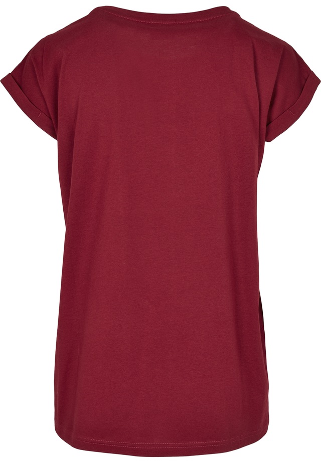 URBAN CLASSICS Kurzarmshirt »Urban Classics Damen Ladies Organic Extended Shoulder Tee« 1