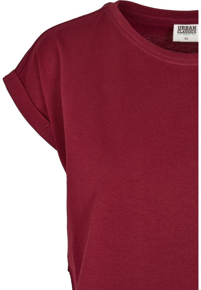 URBAN CLASSICS Kurzarmshirt »Urban Classics Damen Ladies Organic Extended Shoulder Tee« 1