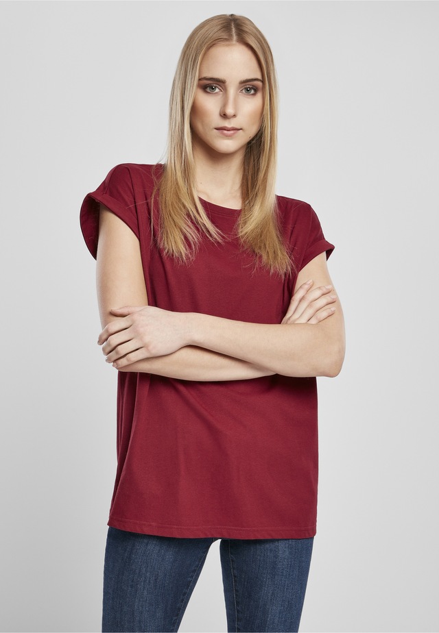 URBAN CLASSICS Kurzarmshirt »Urban Classics Damen Ladies Organic Extended Shoulder Tee« 1