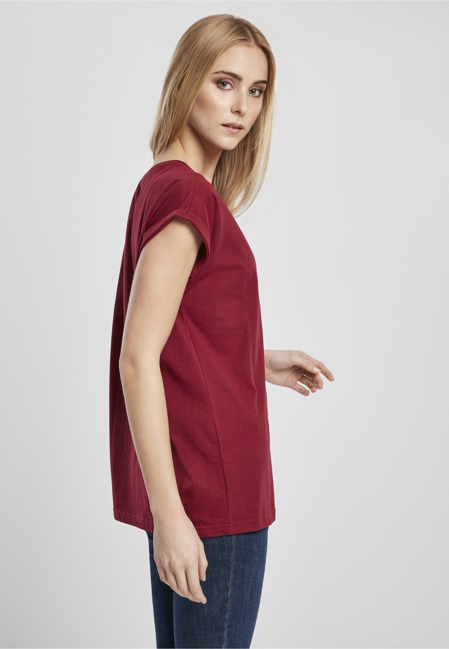 URBAN CLASSICS Kurzarmshirt »Urban Classics Damen Ladies Organic Extended Shoulder Tee« 1