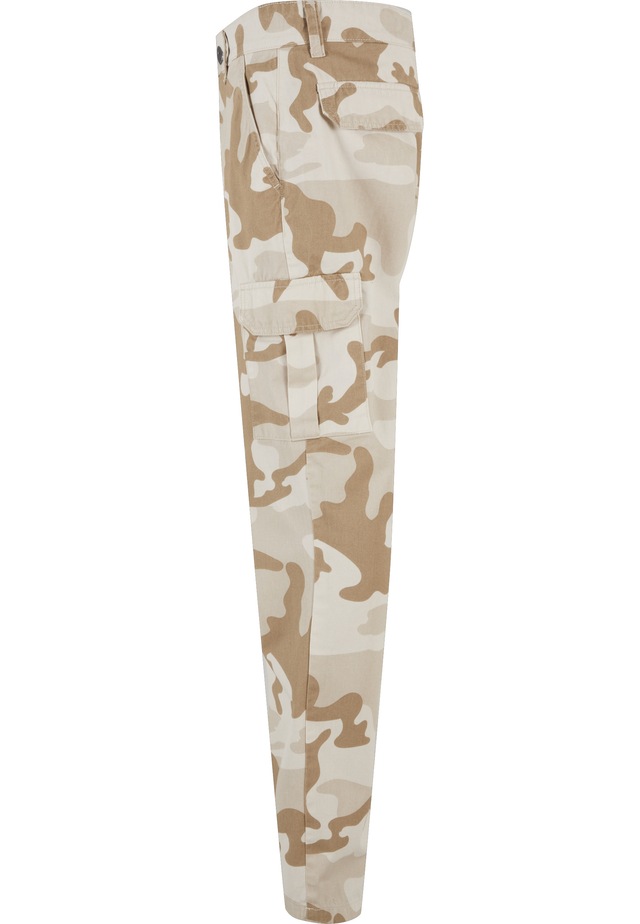 URBAN CLASSICS Cargohose »Urban Classics Herren Straight Leg Camo Cargo Pants«