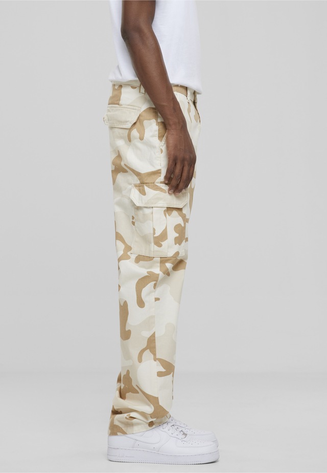 URBAN CLASSICS Cargohose »Urban Classics Herren Straight Leg Camo Cargo Pants«