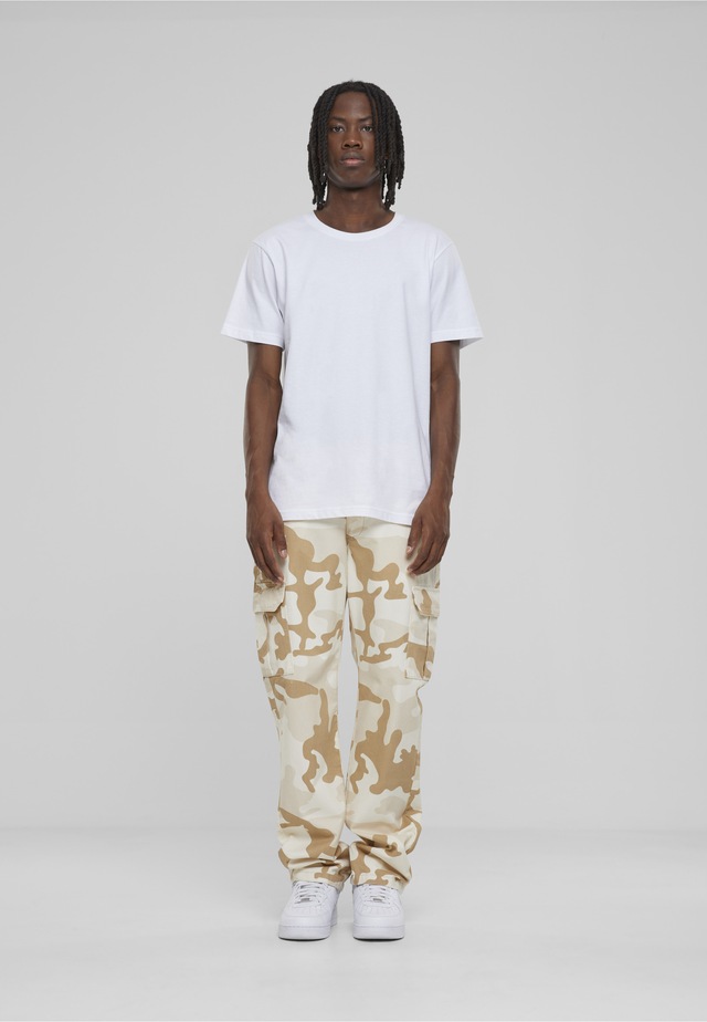 URBAN CLASSICS Cargohose »Urban Classics Herren Straight Leg Camo Cargo Pants«