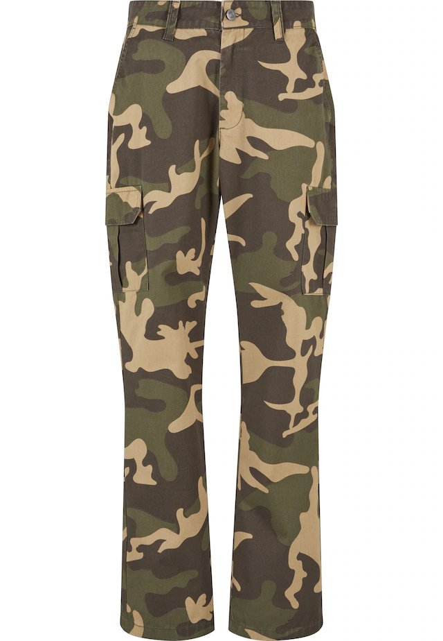 URBAN CLASSICS Cargohose »Urban Classics Herren Straight Leg Camo Cargo Pants«