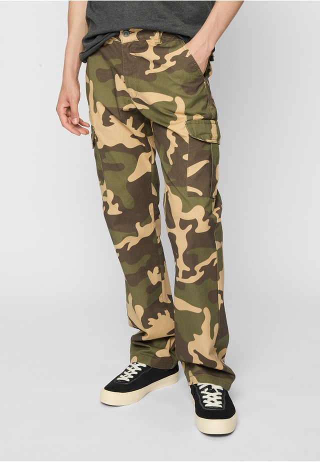 URBAN CLASSICS Cargohose »Urban Classics Herren Straight Leg Camo Cargo Pants«
