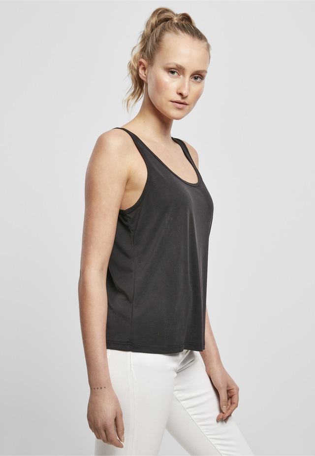URBAN CLASSICS Tanktop »Urban Classics Damen Ladies Modal Loose Top« 1 Stk.