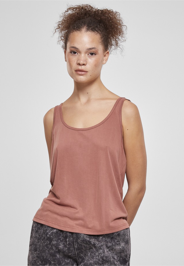 URBAN CLASSICS Tanktop »Urban Classics Damen Ladies Modal Loose Top« 1 Stk.