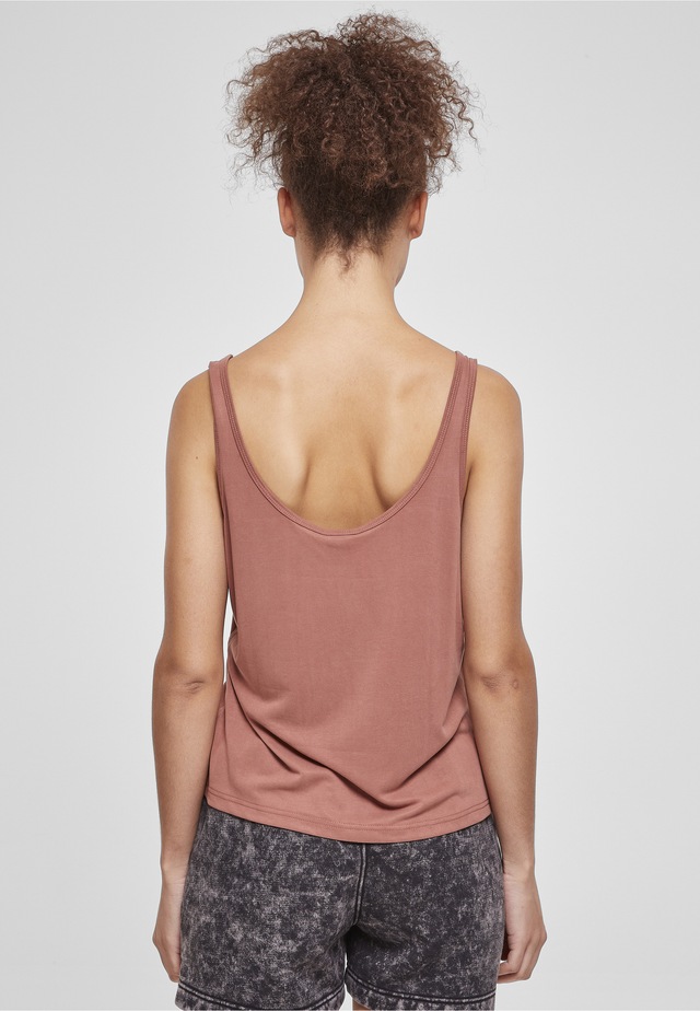 URBAN CLASSICS Tanktop »Urban Classics Damen Ladies Modal Loose Top« 1 Stk.