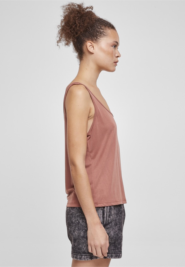 URBAN CLASSICS Tanktop »Urban Classics Damen Ladies Modal Loose Top« 1 Stk.