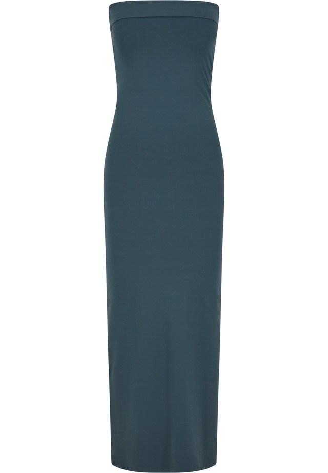 URBAN CLASSICS Shirtkleid »Urban Classics Ladies Bandeau Midi Dress« 1 Stk. tlg.
