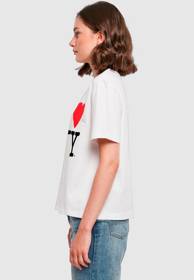 Merchcode T-Shirt »Merchcode Ladies I Love NY Tee« 1