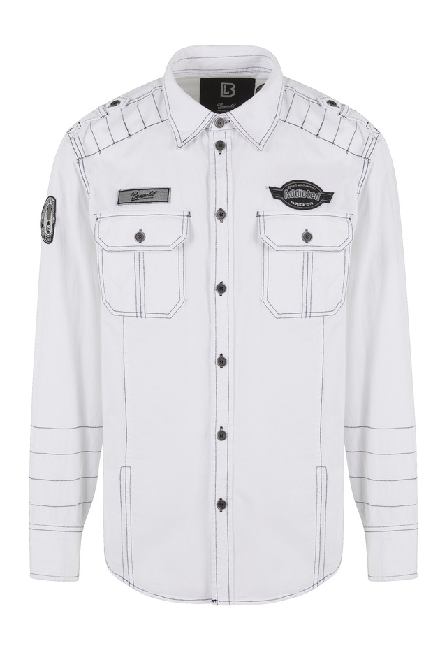 Brandit Langarmhemd »Brandit Herren Luis Vintageshirt« 1 Stk.