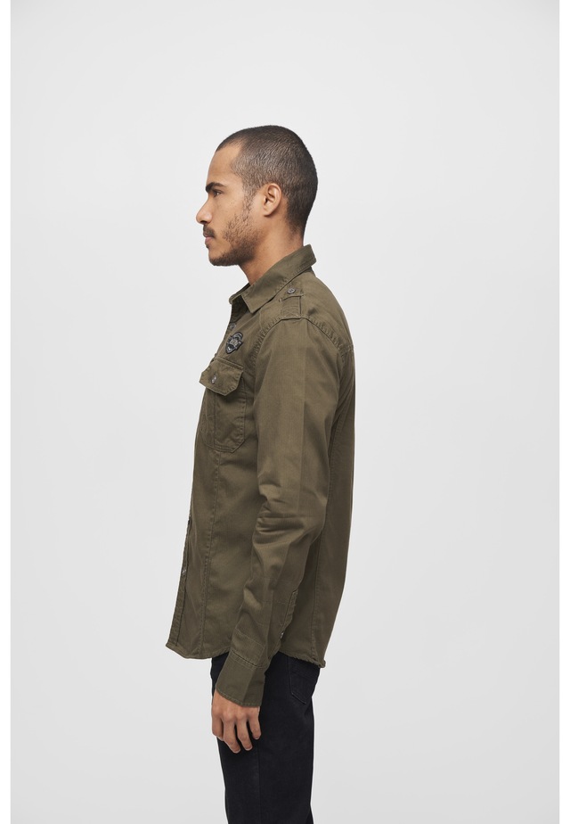 Brandit Langarmhemd »Brandit Herren Luis Vintageshirt« 1 Stk.