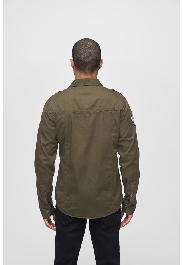 Brandit Langarmhemd »Brandit Herren Luis Vintageshirt« 1 Stk.