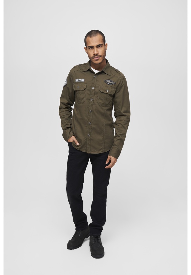 Brandit Langarmhemd »Brandit Herren Luis Vintageshirt« 1 Stk.
