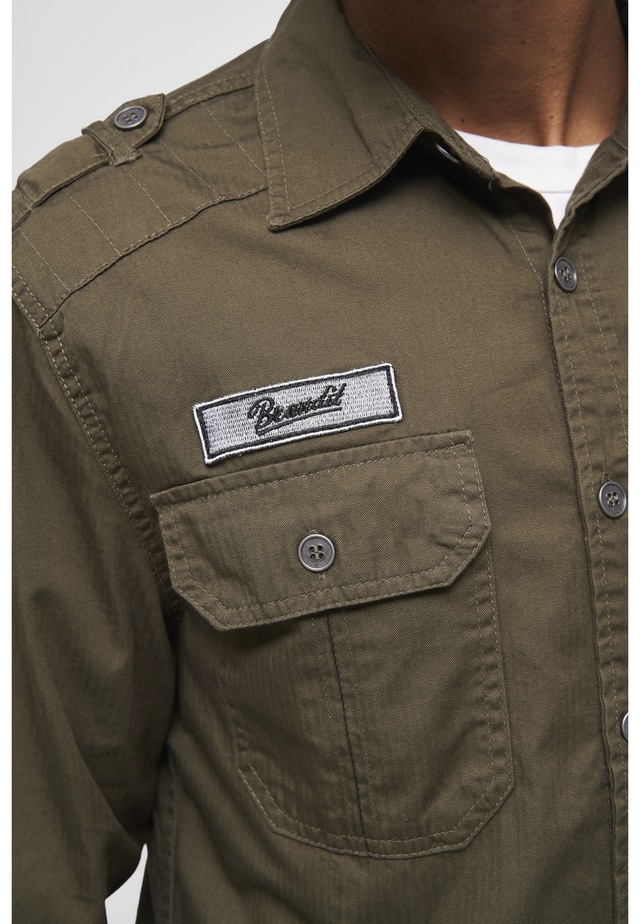 Brandit Langarmhemd »Brandit Herren Luis Vintageshirt« 1 Stk.
