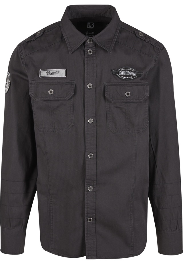 Brandit Langarmhemd »Brandit Herren Luis Vintageshirt« 1 Stk.