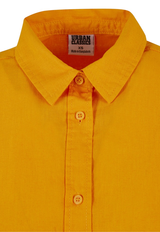 URBAN CLASSICS Blusentop »Urban Classics Damen Ladies Linen Mixed Oversized Shirt«