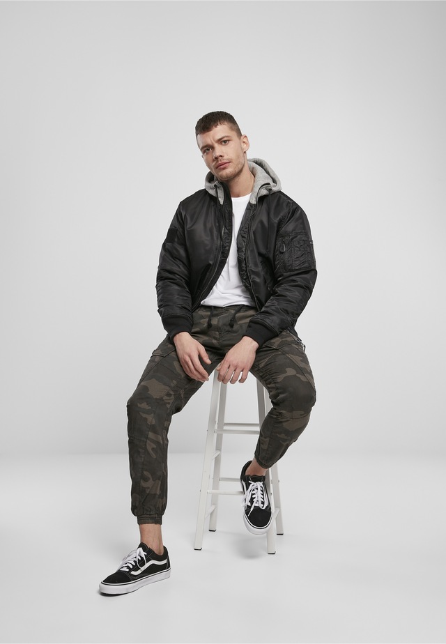Brandit Anorak »Brandit Herren Hooded MA1 Bomber Jacket« 1 Stk. tlg. mit Kapuze