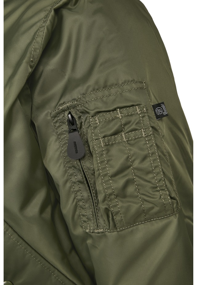 Brandit Anorak »Brandit Herren Hooded MA1 Bomber Jacket« 1 Stk. tlg. mit Kapuze