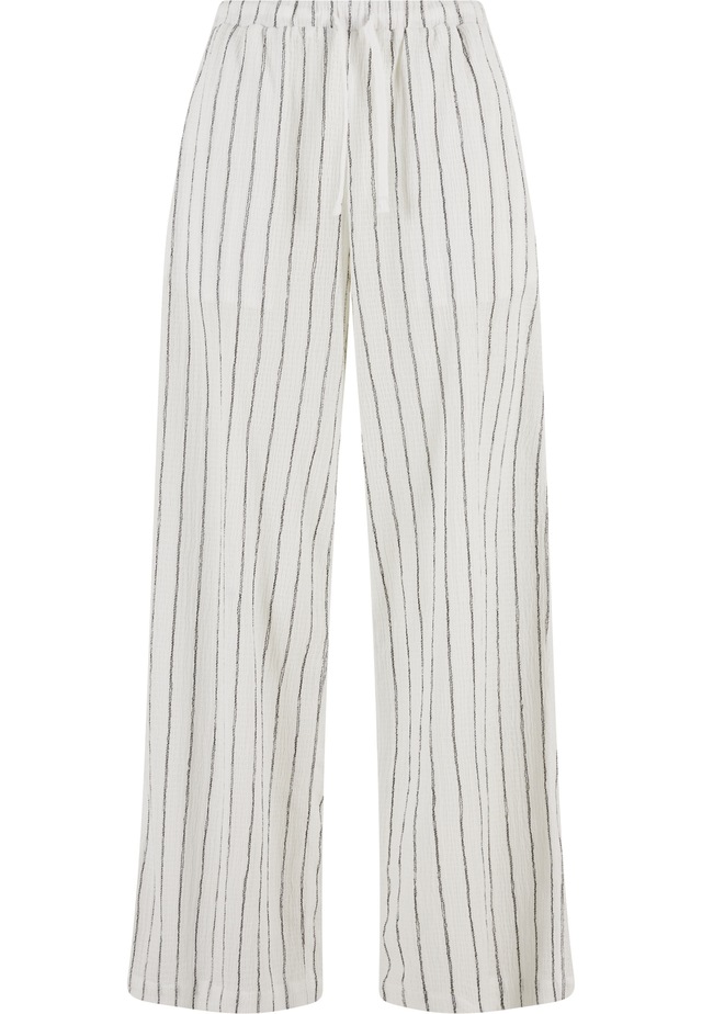 URBAN CLASSICS Stoffhose »Urban Classics Ladies Structured Striped Relaxed Fit Pants«