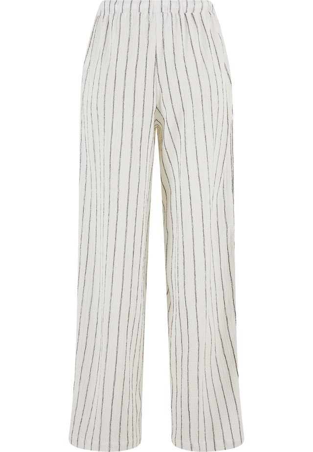URBAN CLASSICS Stoffhose »Urban Classics Ladies Structured Striped Relaxed Fit Pants«